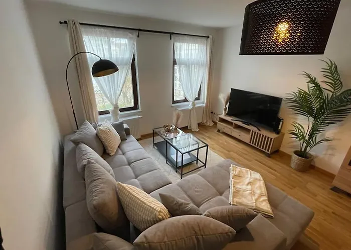 #Stylische / Moderne Wohnung Im Leipziger Zentrum Dg Links